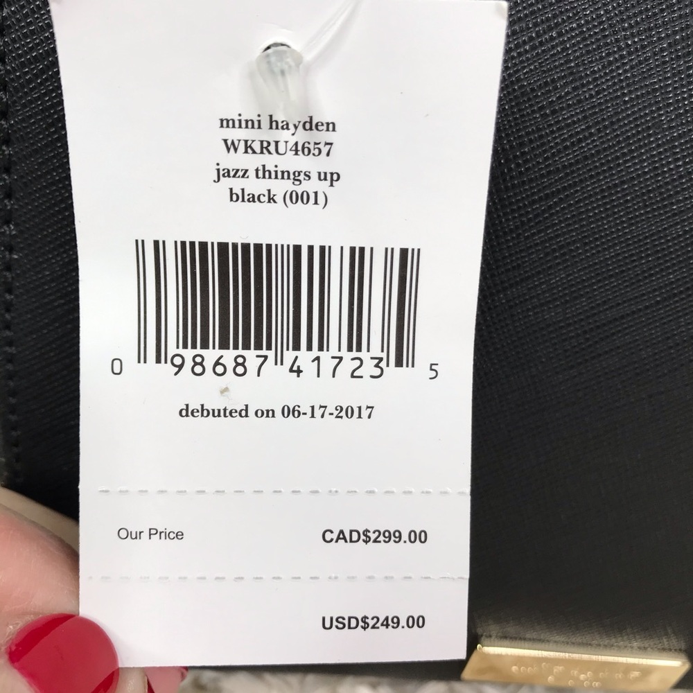 NWT Kate Spade Jazz Things Up Cat Mini Hayden Bag - Picture 8 of 8